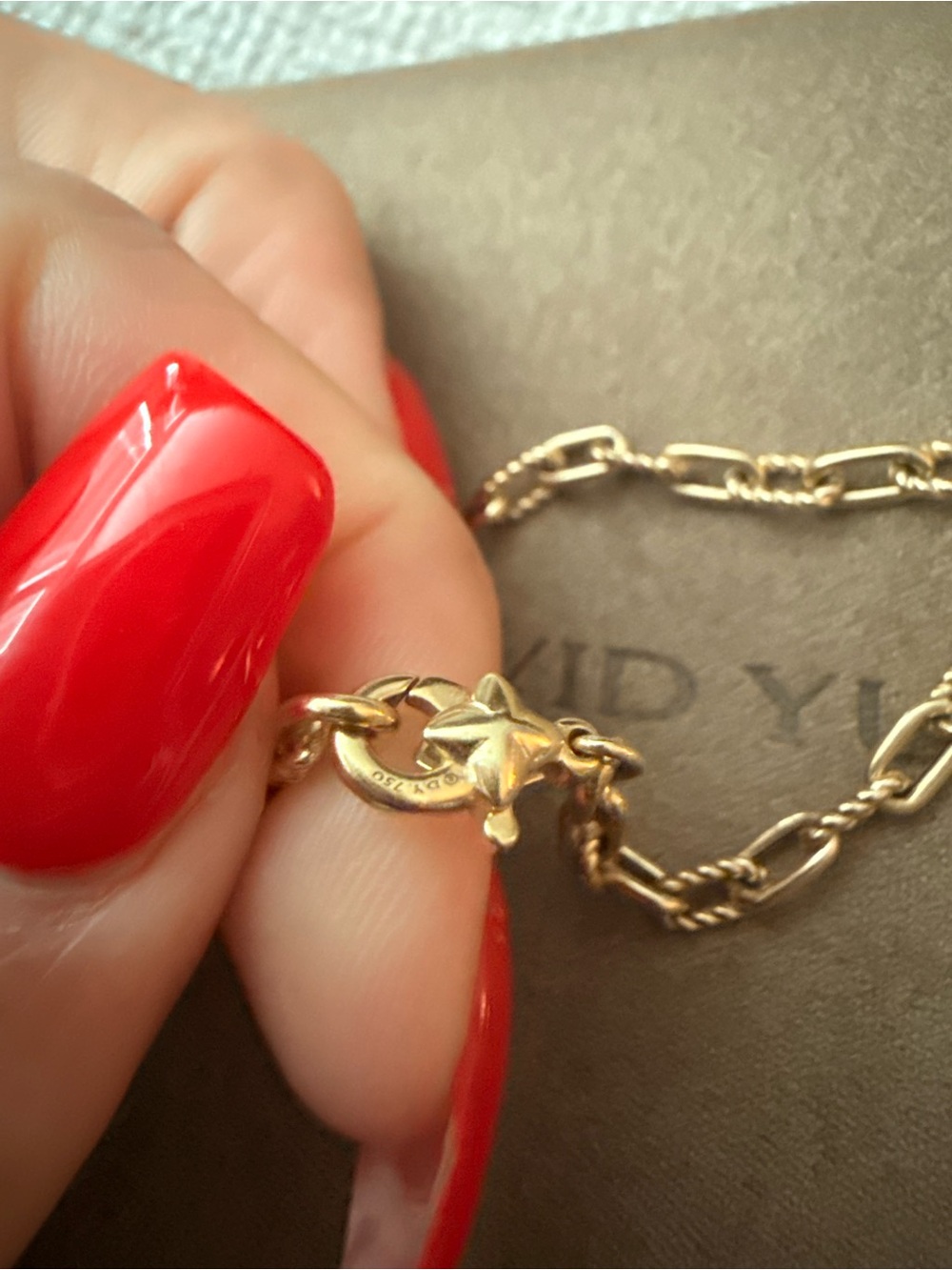 David Yurman 18K gold Madison Chain Bracelet - Picture 2 of 3